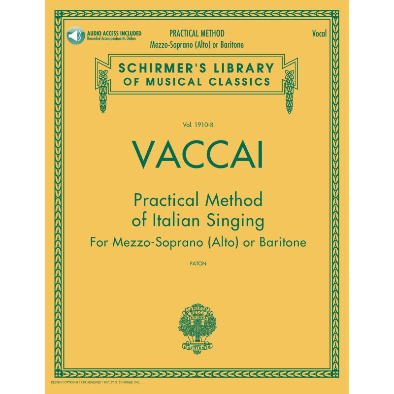 Vaccai, Nicola - Practical Method of Italian Singing