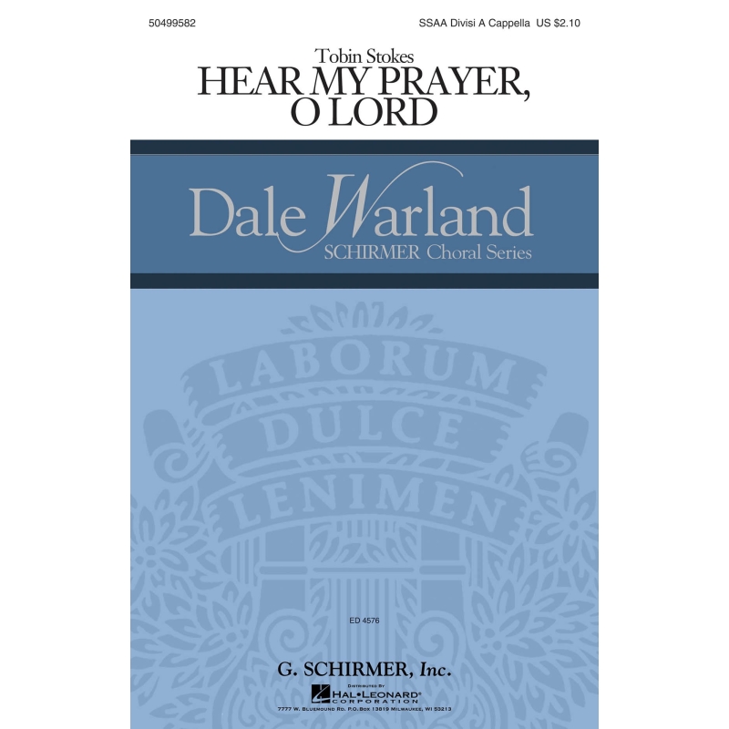 Stokes, Tobin - Hear My Prayer, Oh Lord