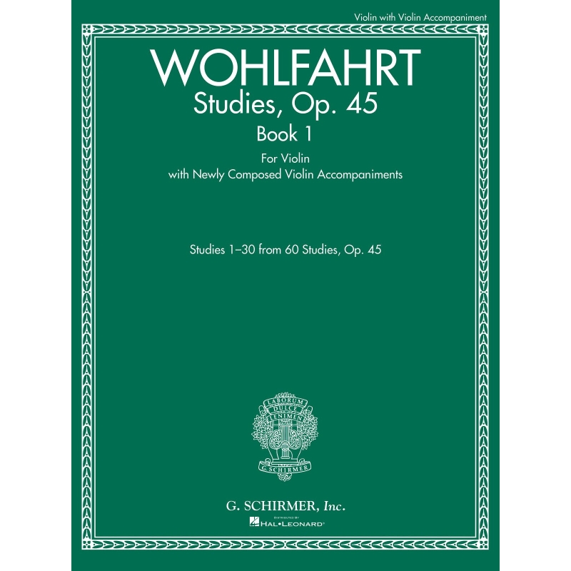 Wohlfahrt, Franz - Studies, Op. 45 - Book I