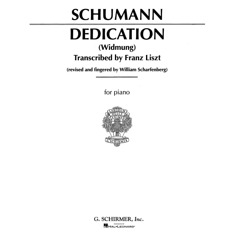 Schumann, Robert - Widmung
