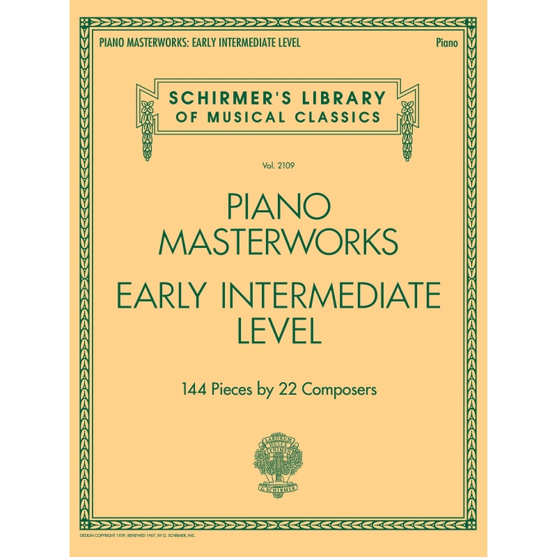 Piano Masterworks - Early Intermediate Level