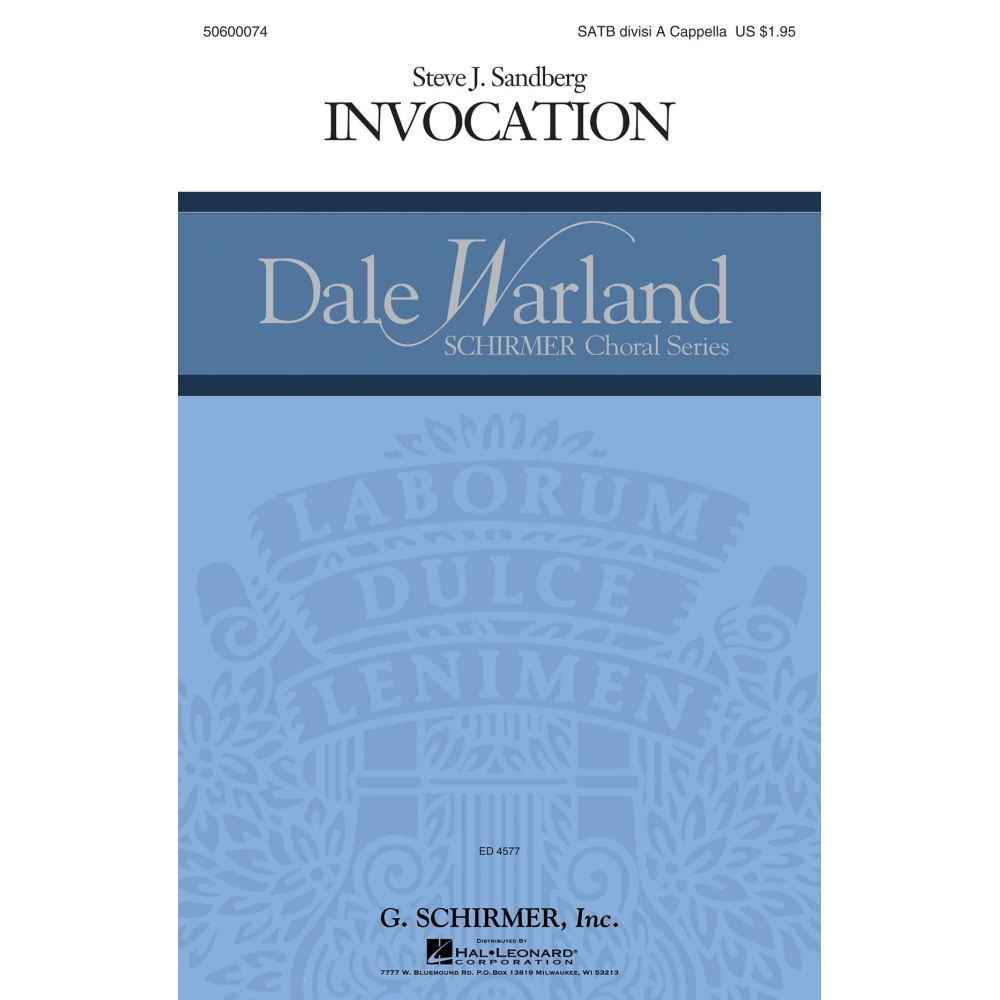 Sandberg, Steve J. - Invocation