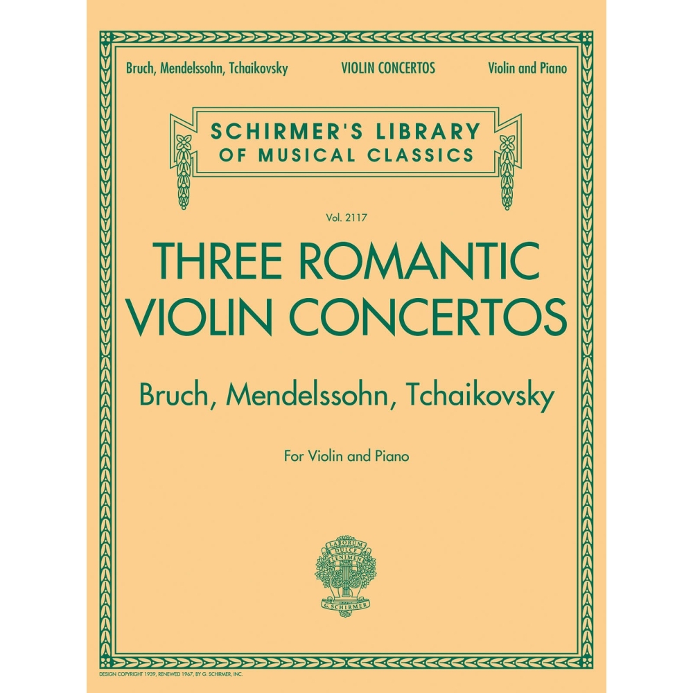3 Romantic Violin Concertos: Bruch, Mendelssohn, Tchaikovsky