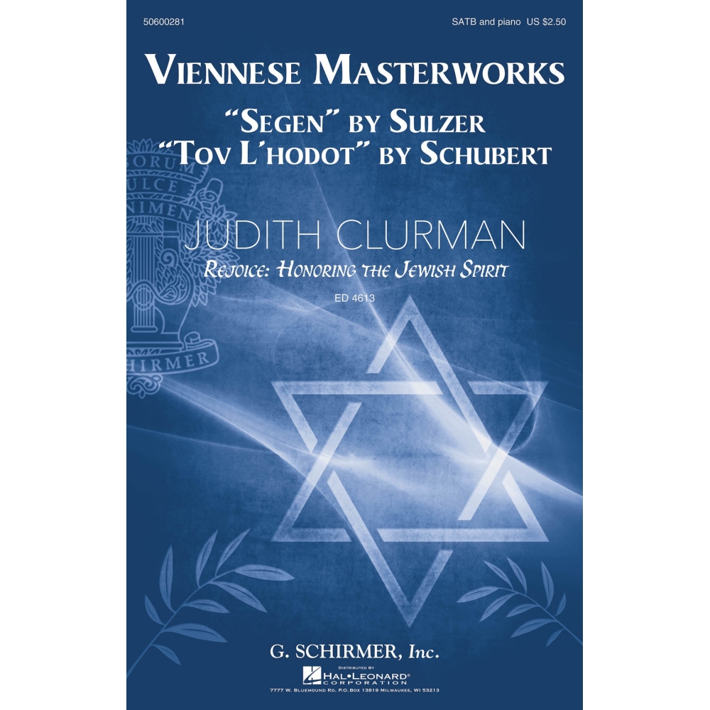 Sulzer, Salomon - Viennese Masterworks