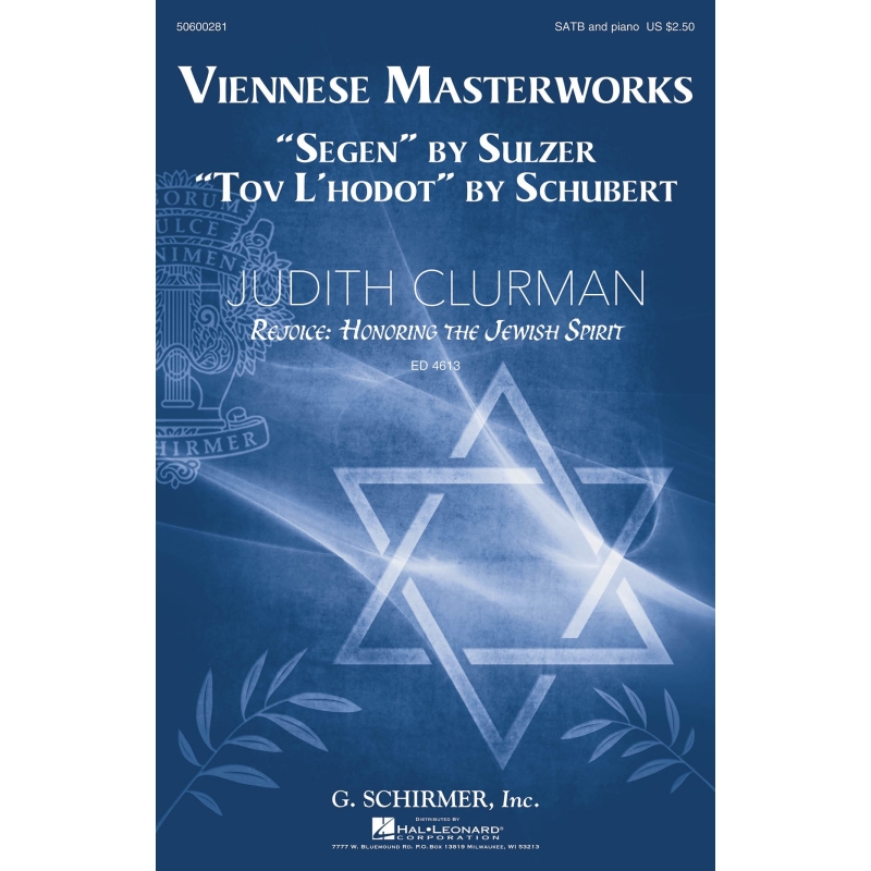 Sulzer, Salomon - Viennese Masterworks