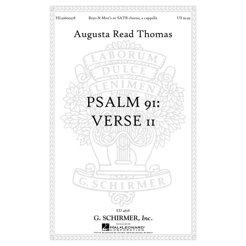 Thomas, Augusta Read - Psalm 91: Verse II