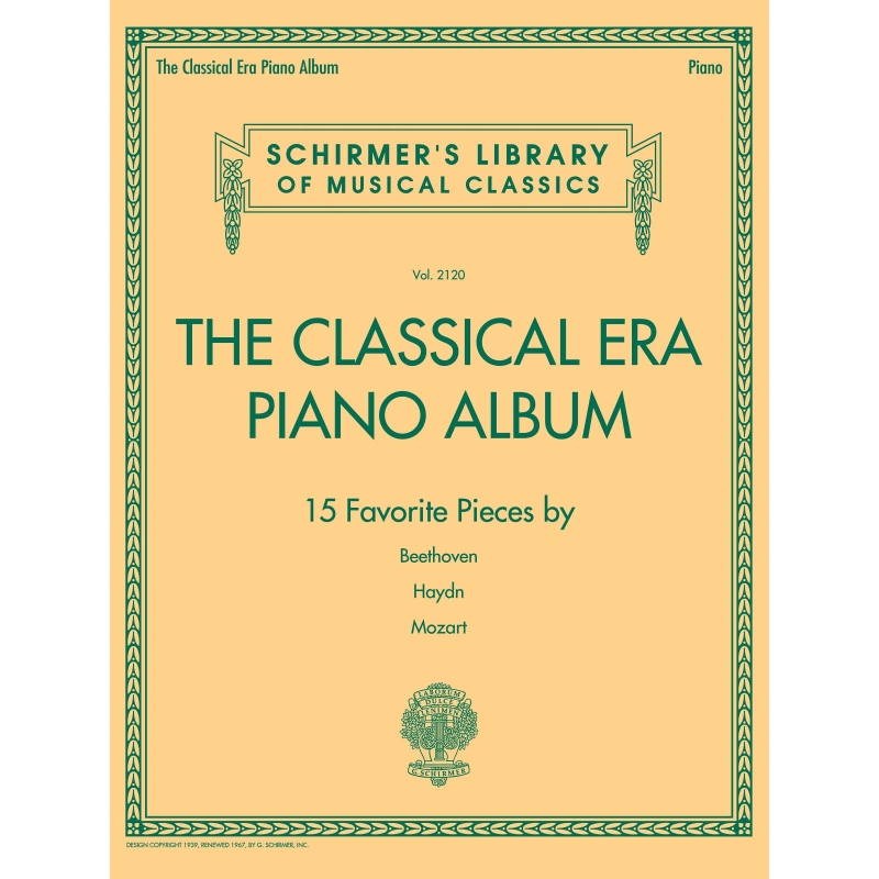 The Classical Era Piano Album -