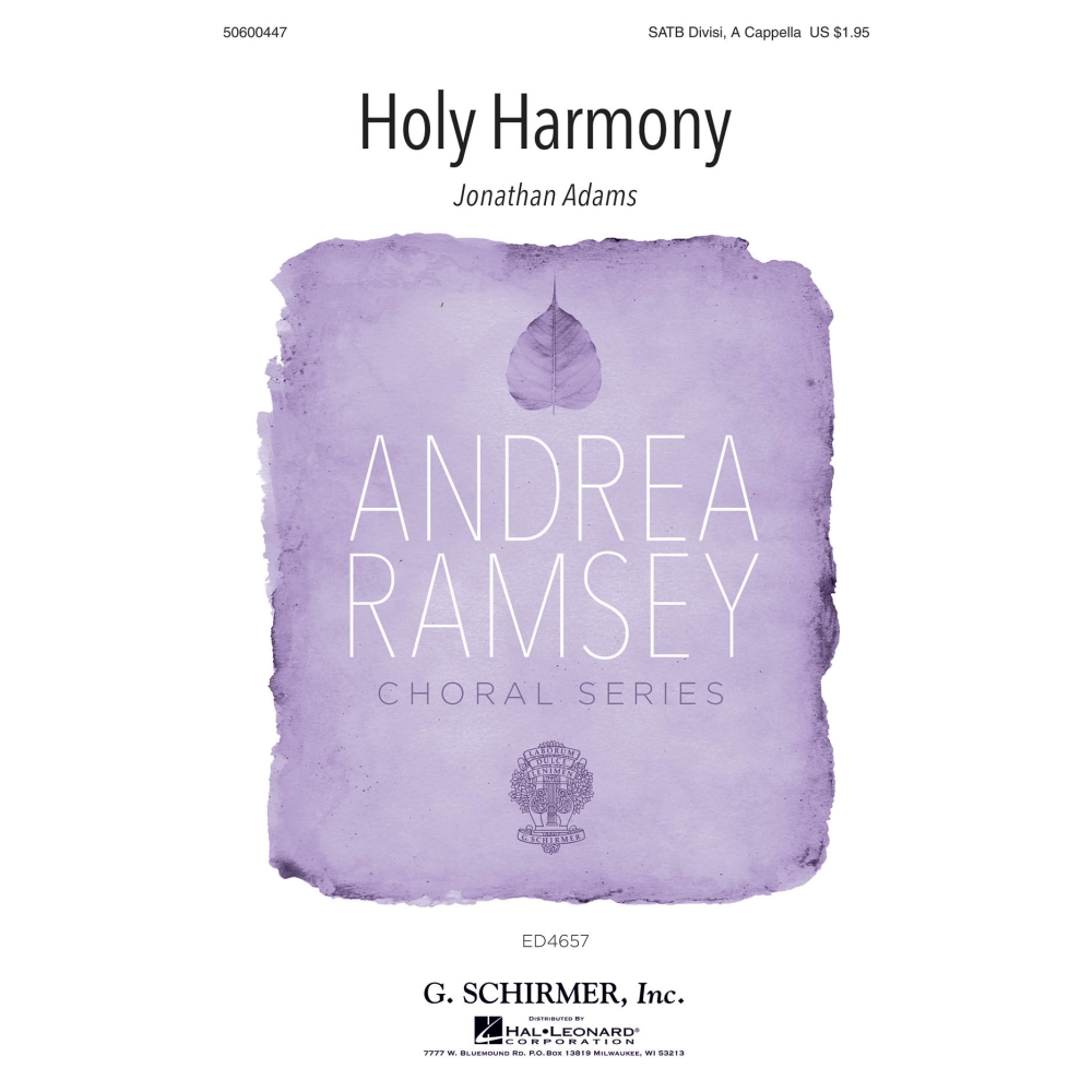 Adams, Jonathan - Holy Harmony