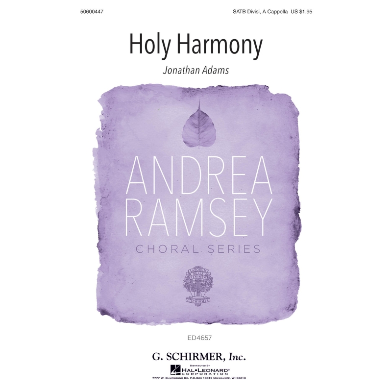 Adams, Jonathan - Holy Harmony