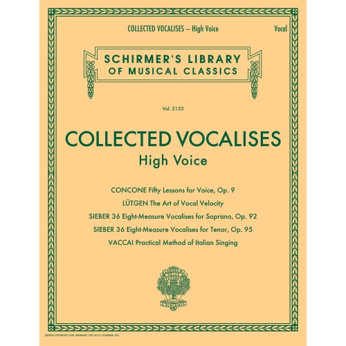 Collected Vocalises: High...