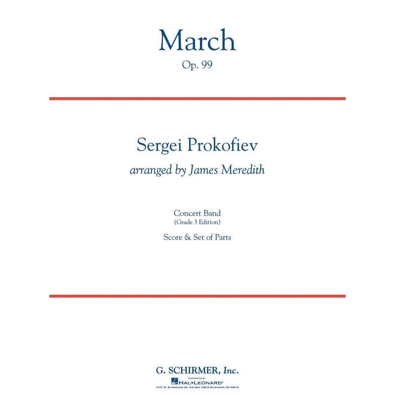 Prokofiev, Sergei - March, Op. 99