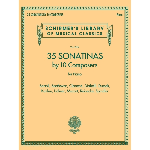 35 Sonatinas By 10 Composers For Piano -