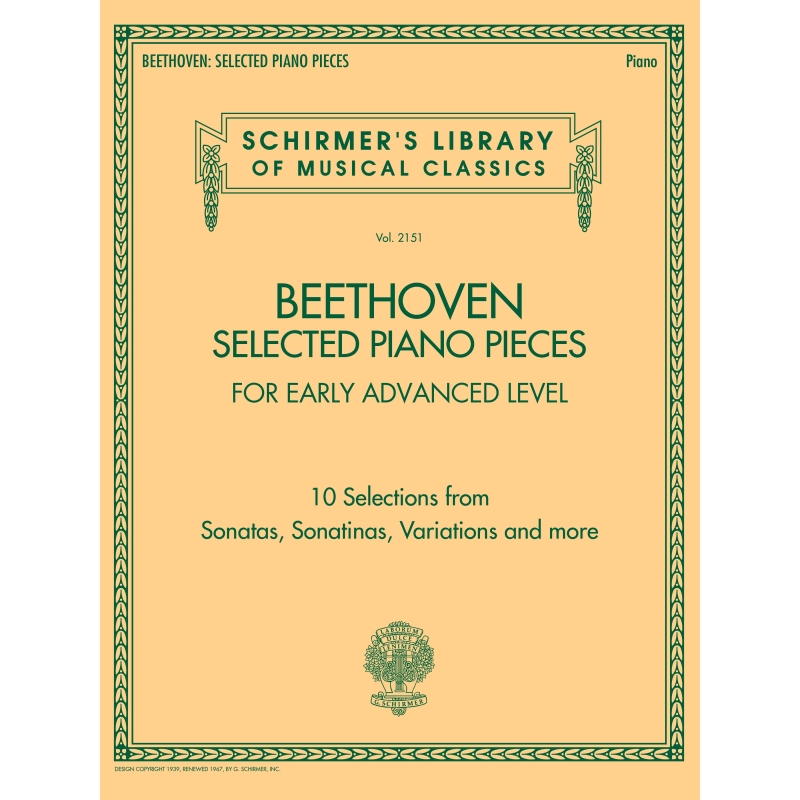 Beethoven: Selected Piano Pieces
