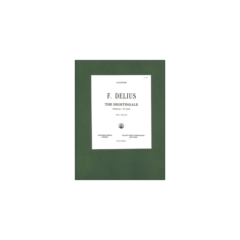 Delius, Frederick - The Nightingale ('Sing! Sing!') (D - G)