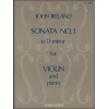 Ireland, John - Sonata No. 1 in D minor for Violin and Piano
