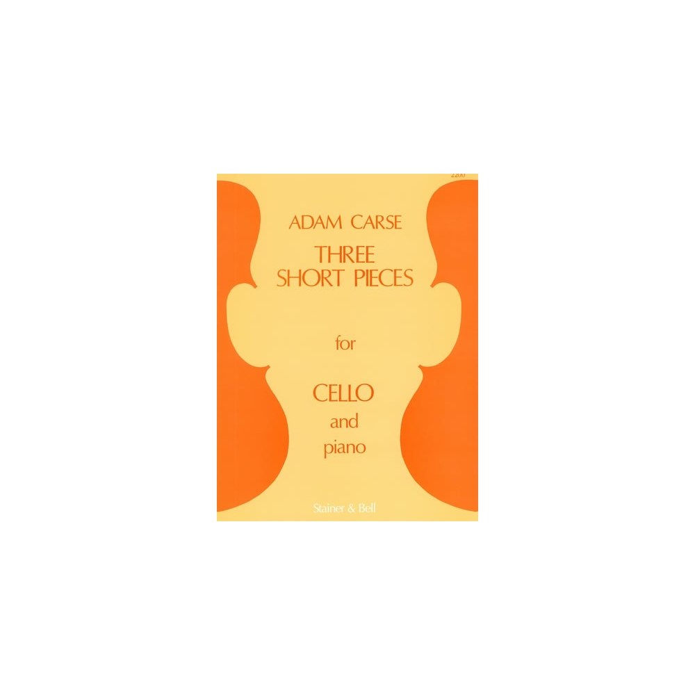 Carse, Adam - Three Short Pieces for Cello and Piano