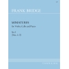 Bridge, Frank - Miniatures for Violin, Cello and Piano. Set 1