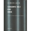 Jacob, Gordon - Concerto No. 1 for Oboe and Strings. Transcribed for Oboe and Piano