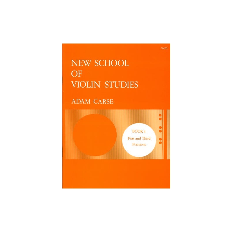 Carse, Adam - New School of Violin Studies. Book 4