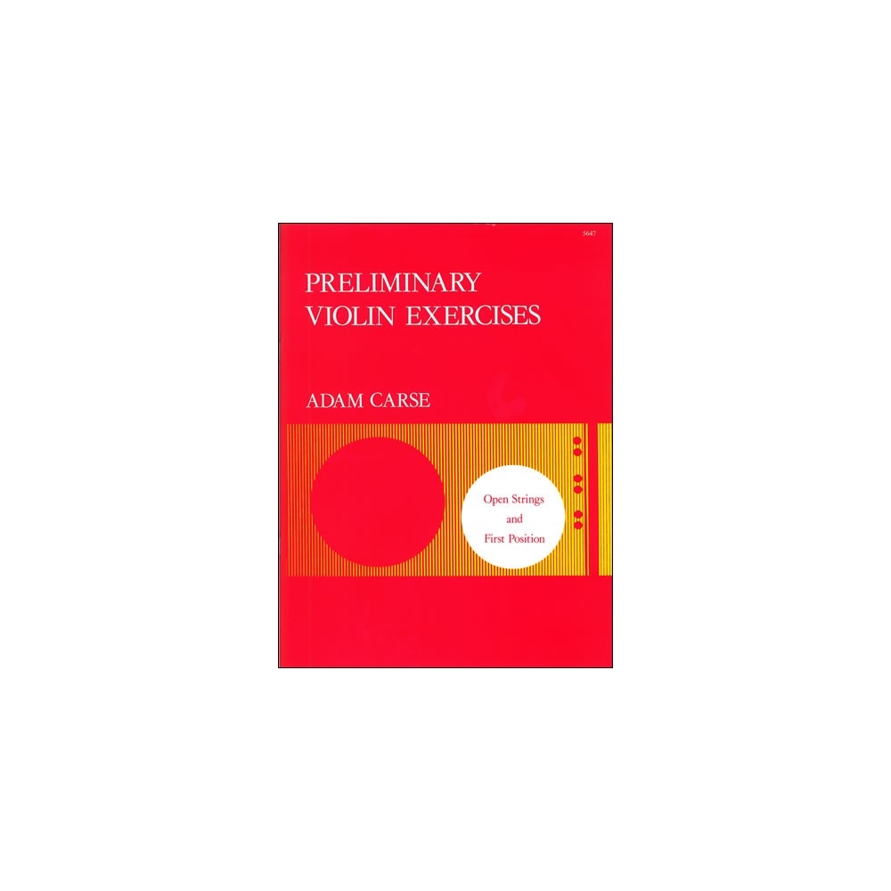 Carse, Adam - Preliminary Violin Exercises