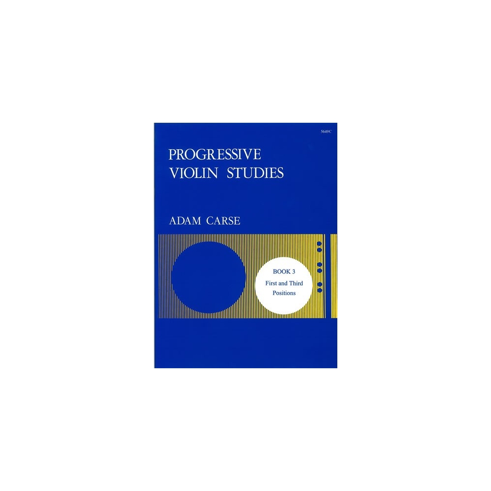 Carse, Adam - Progressive Violin Studies. Book 3