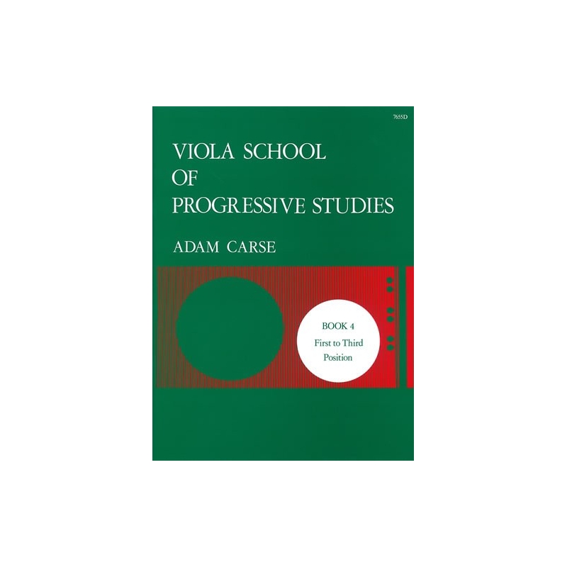 Carse, Adam - Viola School of Progressive Studies. Book 4