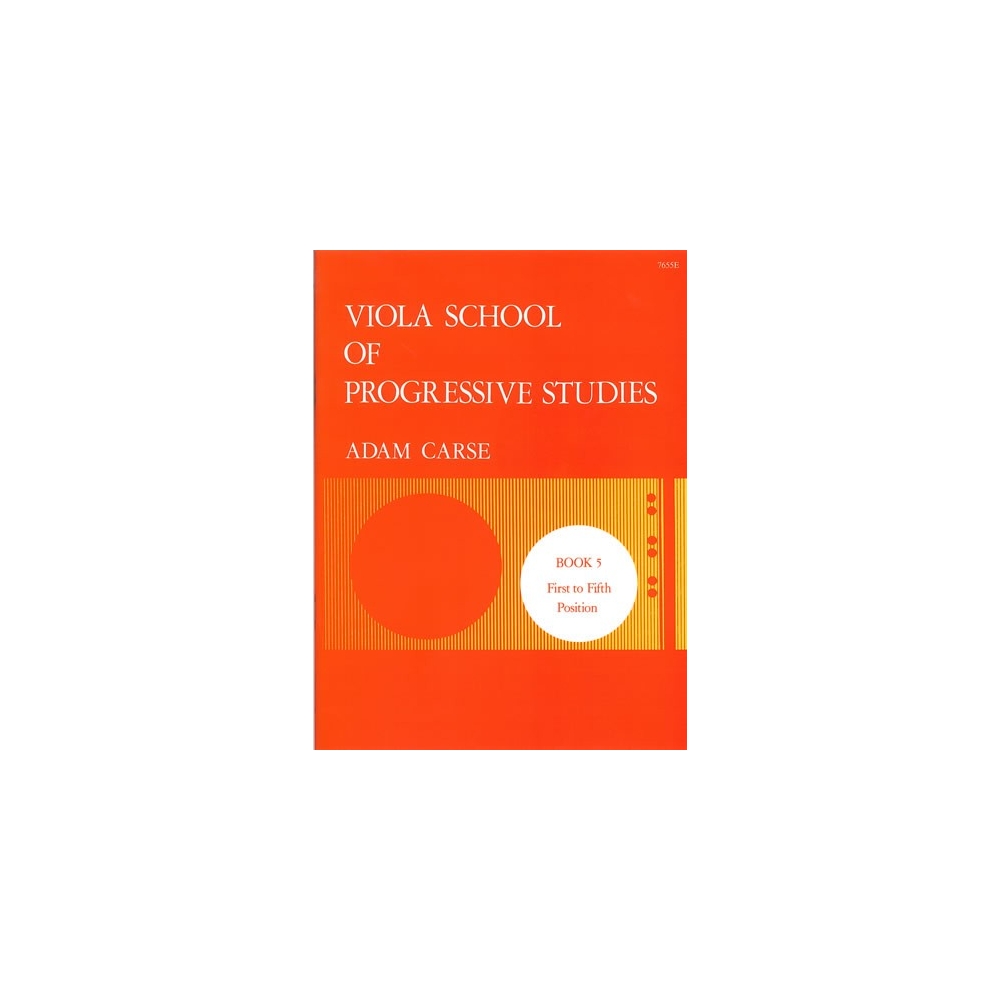 Carse, Adam - Viola School of Progressive Studies. Book 5