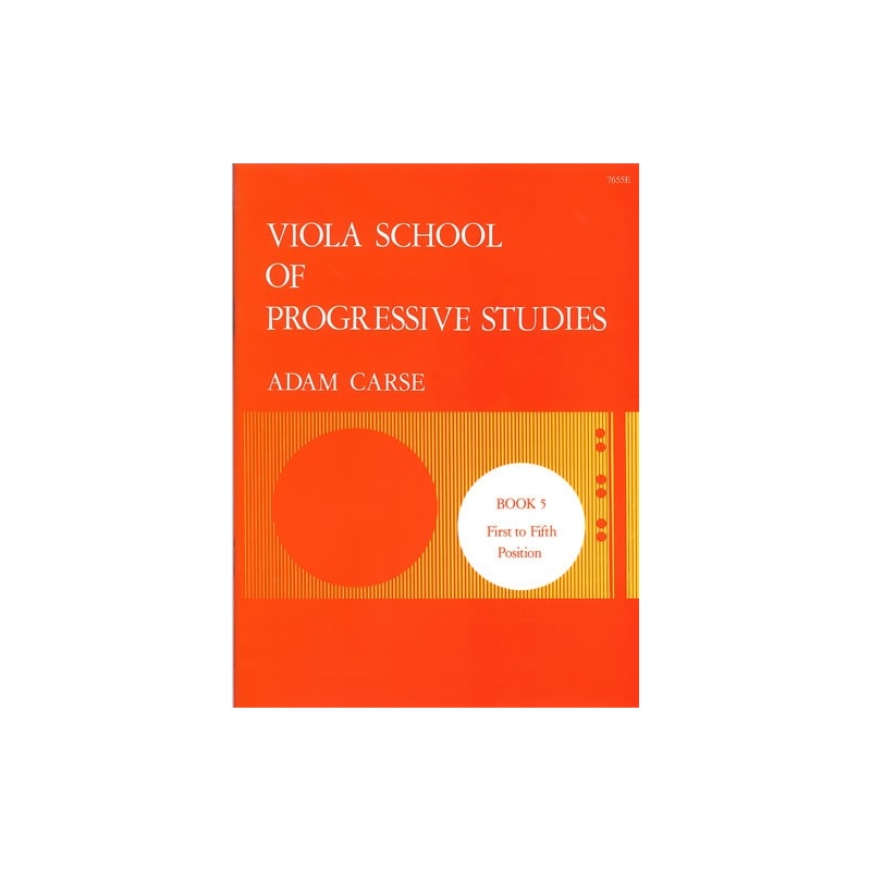 Carse, Adam - Viola School of Progressive Studies. Book 5