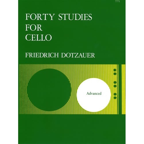 Dotzauer, Friedrich - 40 Studies for Cello