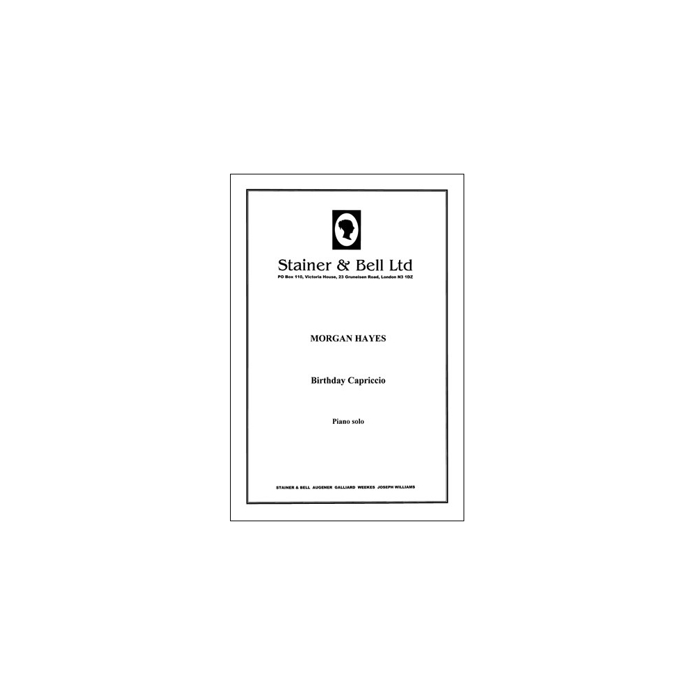 Hayes, Morgan - Birthday Capriccio. Piano