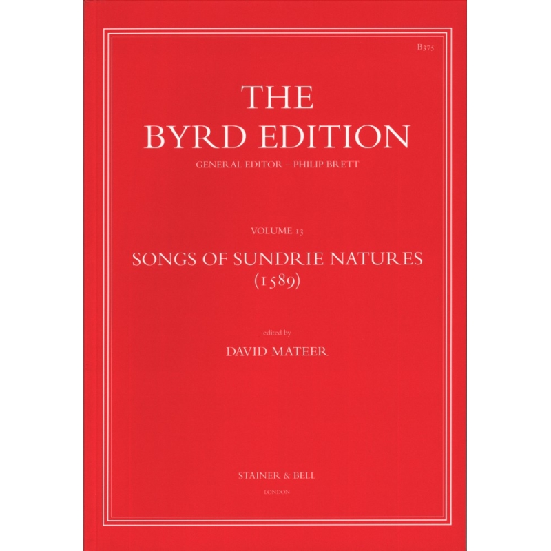 Byrd, William - Songs of Sundrie Natures (1589)