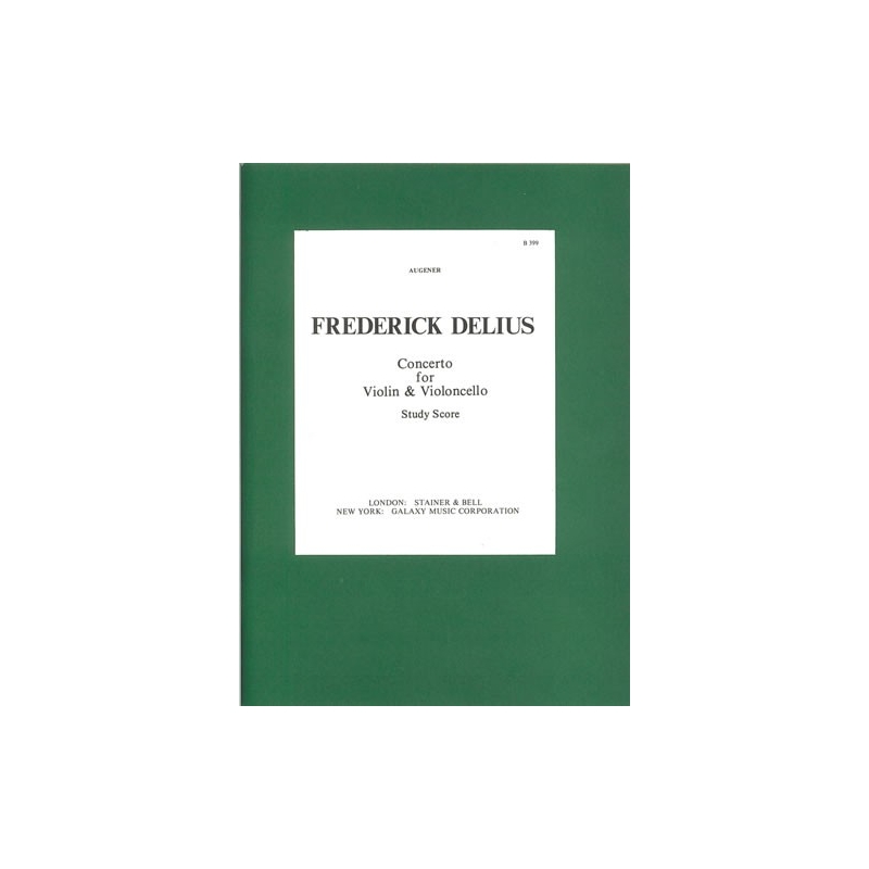Delius, Frederick - Double Concerto for Violin, Cello and Orchestra