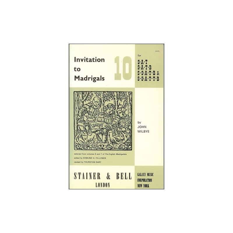 Wilbye, John - Invitation to Madrigals Book 10