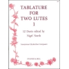North, Nigel (ed) - Tablature for Two Lutes: Book 1