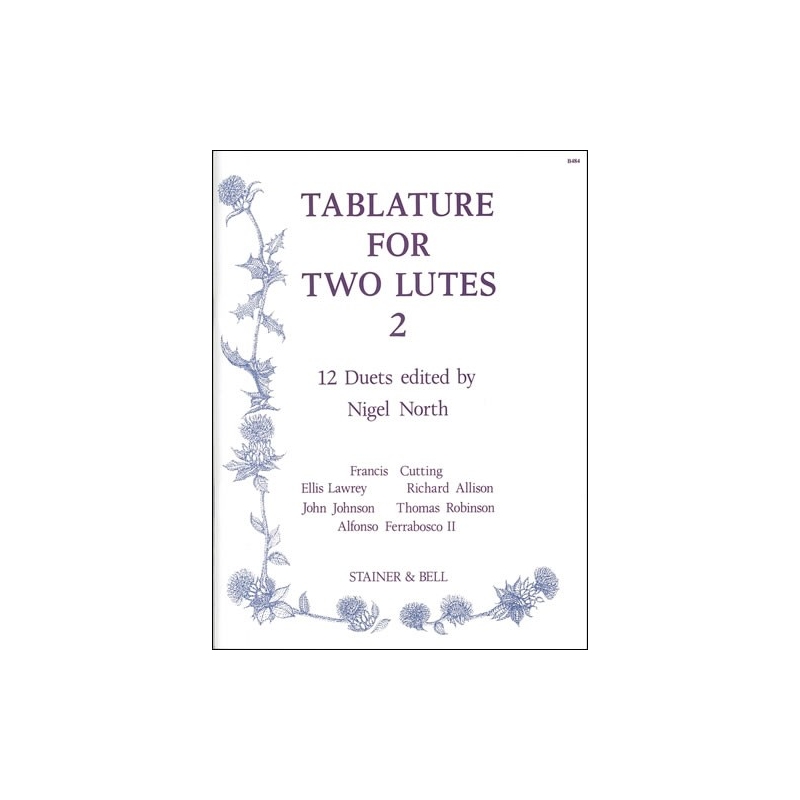 North, Nigel (ed) - Tablature for Two Lutes: Book 2