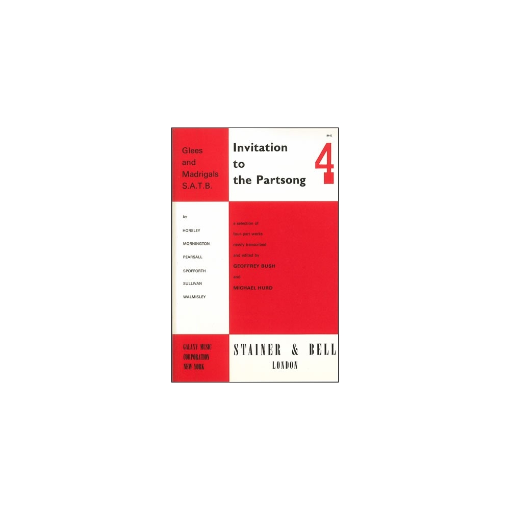 Bush/Hurd (ed) - Invitation to the Partsong Book 4