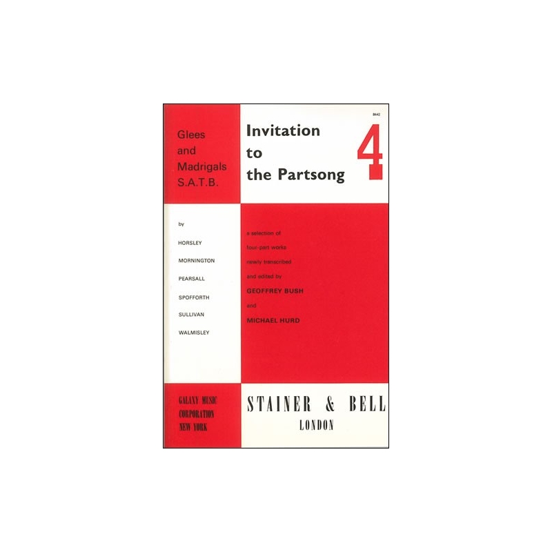 Bush/Hurd (ed) - Invitation to the Partsong Book 4