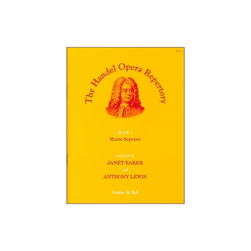 Handel, George Frederic - The Handel Opera Repertory. Book 1. Mezzo-Soprano