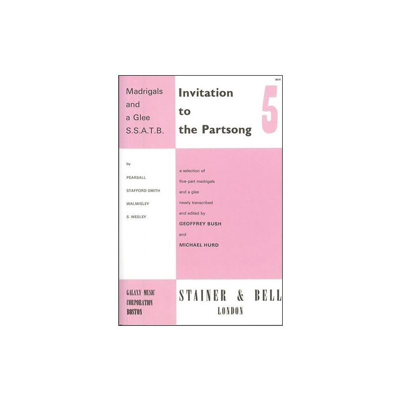 Bush/Hurd (ed) - Invitation to the Partsong Book 5