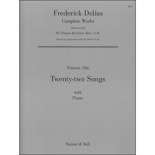 Delius, Frederick - Songs...