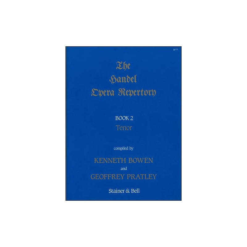 Handel, George Frederic - The Handel Opera Repertory. Book 2. Tenor