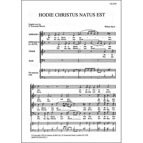 Byrd, William - Hodie...