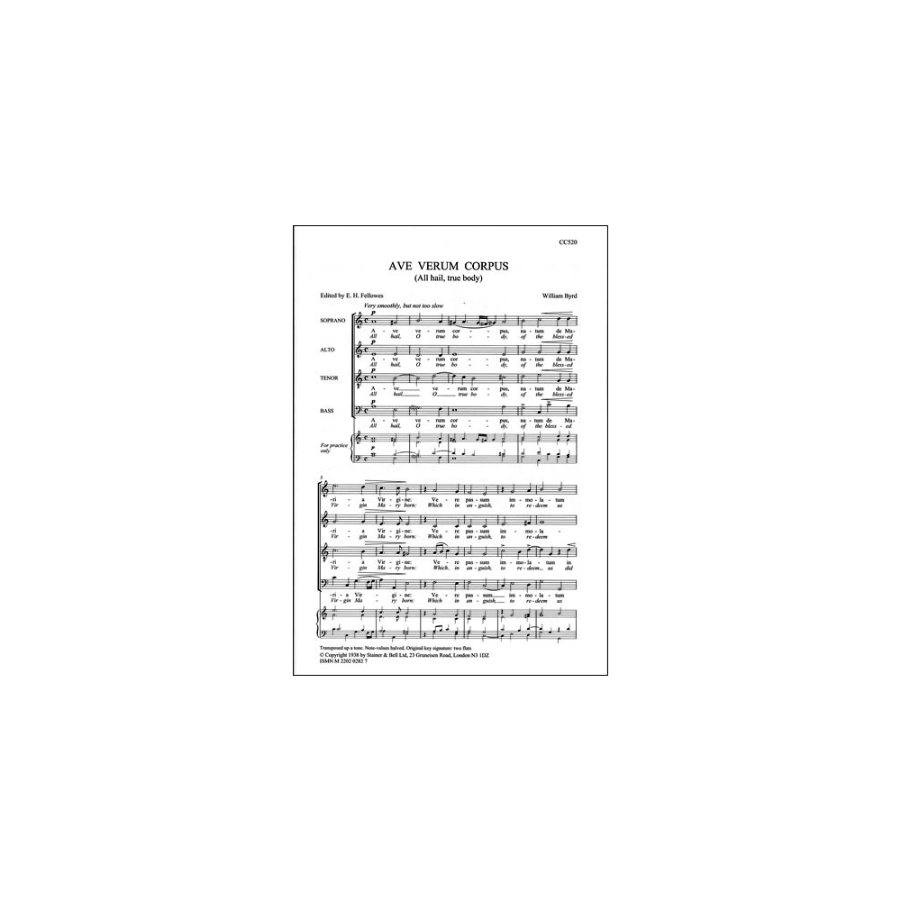 Byrd, William - Ave verum corpus (All hail true body)