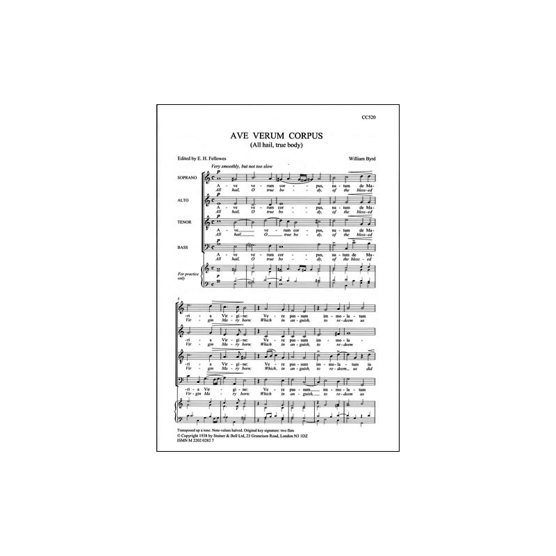 Byrd, William - Ave verum corpus (All hail true body)