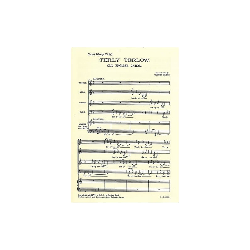 Holst, Gustav - Terly Terlow