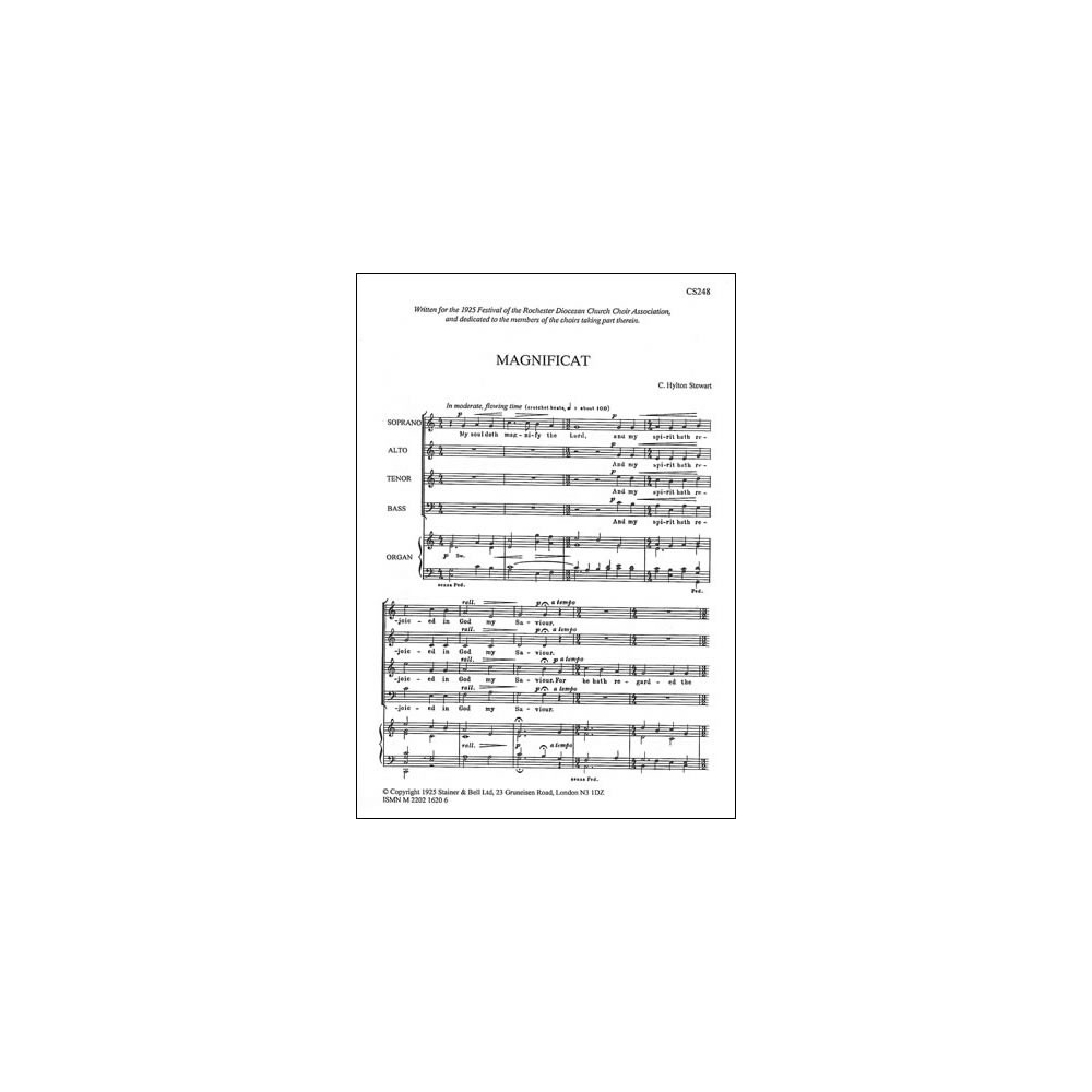 Stewart, C. Hylton - Magnificat and Nunc Dimittis in C