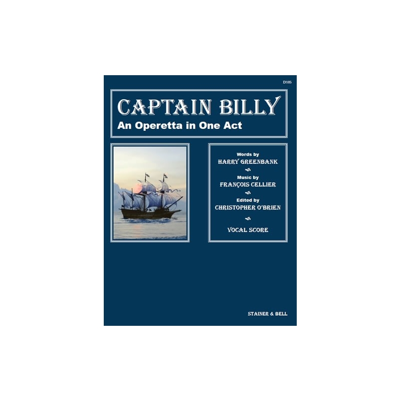 Cellier, François - Captain Billy. Vocal Score