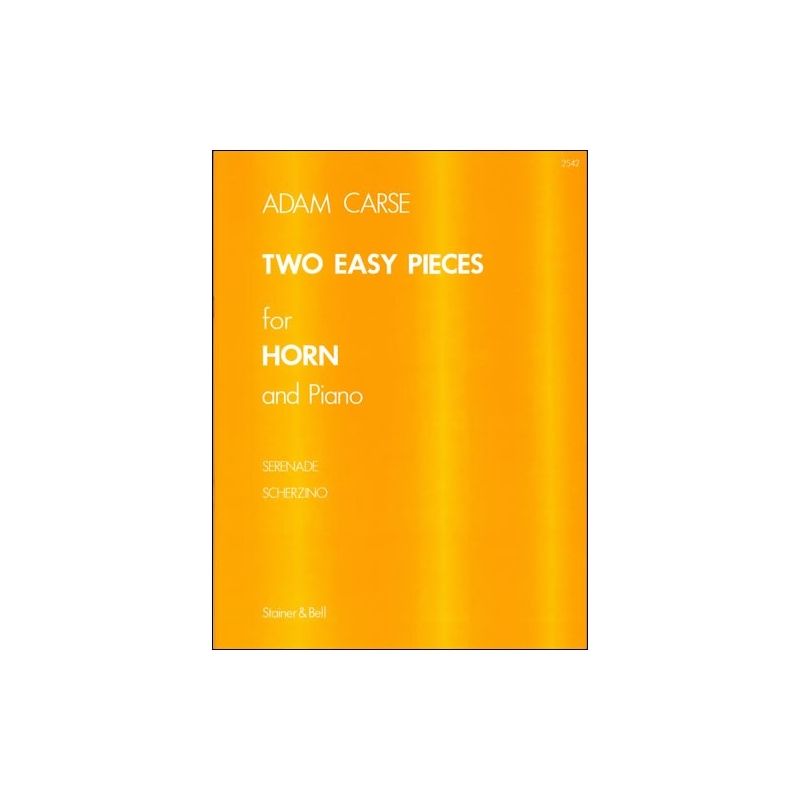 Carse, Adam - Two Easy Pieces for Horn and Piano