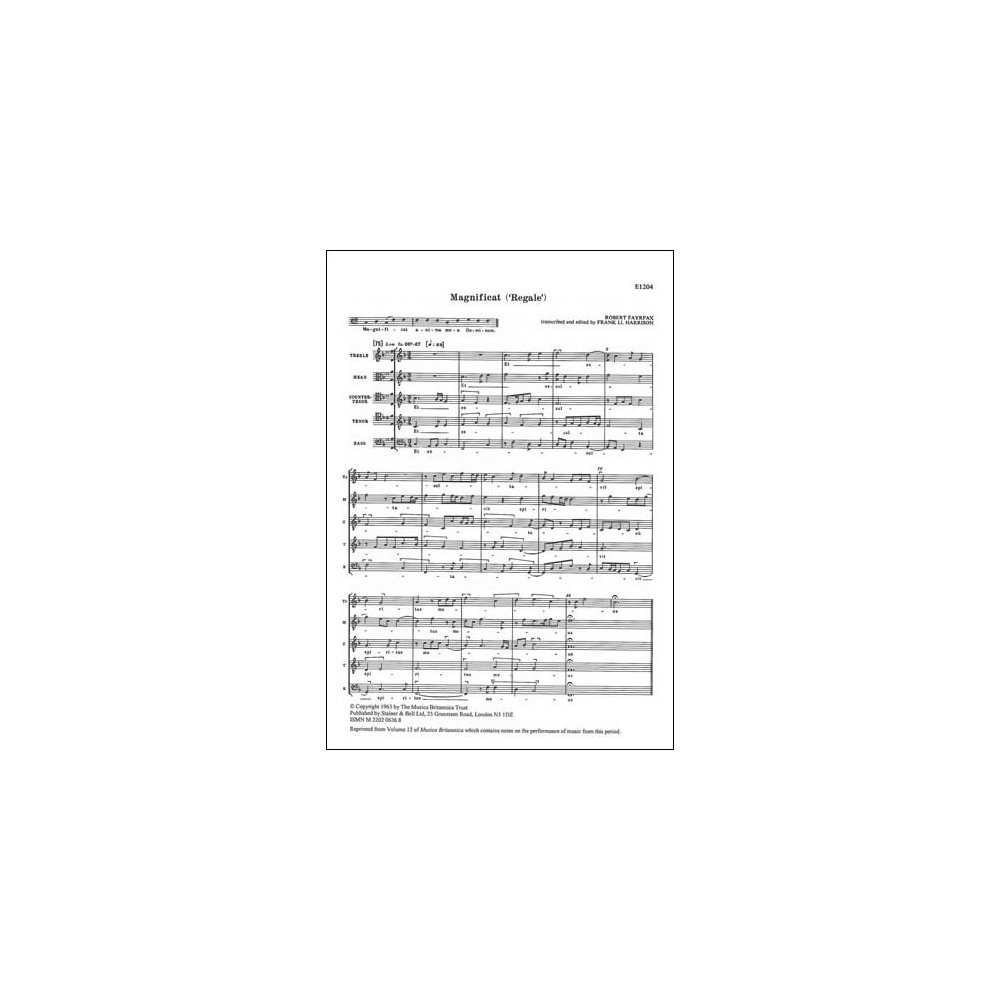 Fayrfax, Robert - Magnificat 'Regale'