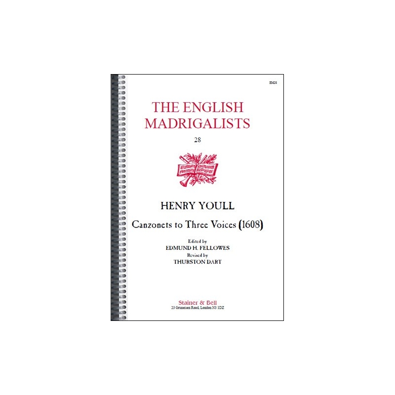 Youll, Henry - Canzonets to Three Voices 1608 (Made to order)